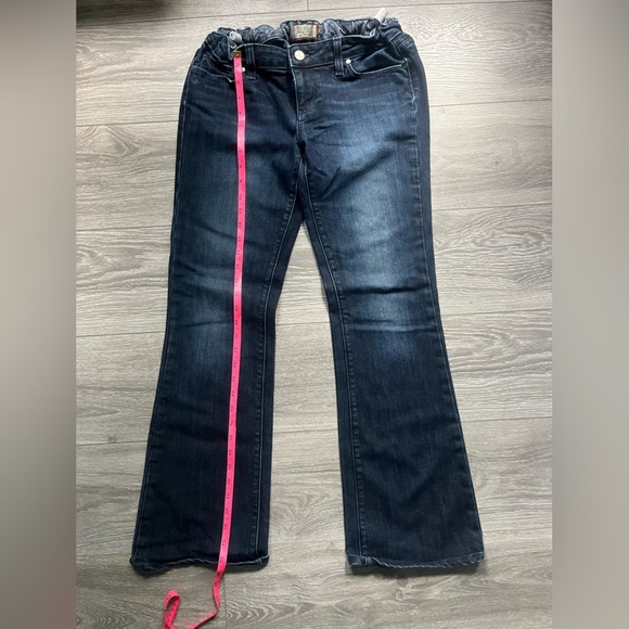 Paige Maternity Westbourne Blue Denim Flare Adjustable Waist Jeans Size 29 - Picture 5 of 10